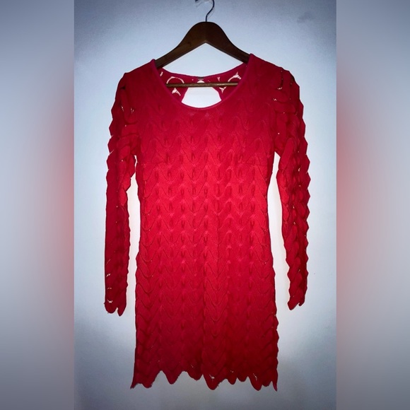 Free People Wild Thing Dress in strawberry - size small - Picture 1 of 6